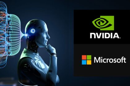 Logotipo da Nvidia com escudo digital representando segurança e controle de IA autônoma