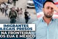 Influenciador Matheus Fernandes "goianin" de moto na fronteira EUA-México antes de ser detido