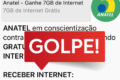 Urna eletrônica com símbolo de wifi e alerta de congestionamento de rede móvel durante eleições