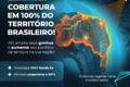 Smartphone exibindo ícone de internet móvel e urna eletrônica, simbolizando acesso livre à informação nas eleições