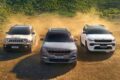 Jeep Compass, Commander e Renegade lado a lado com etiquetas de desconto até R$ 48,8 mil