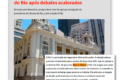 Prédios do Rio de Janeiro com marcação visual de gabarito máximo de altura