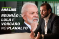 Lula discursa em evento público apontando o dedo, acusando empresário Vorcaro de corrupção com dinheiro e orgia