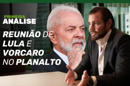 Lula discursa em evento público apontando o dedo, acusando empresário Vorcaro de corrupção com dinheiro e orgia
