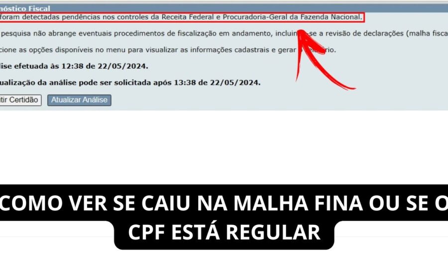 Receita Federal libera R$ 1,26 bi em restituições do IRPF; contribuintes consultam CPF