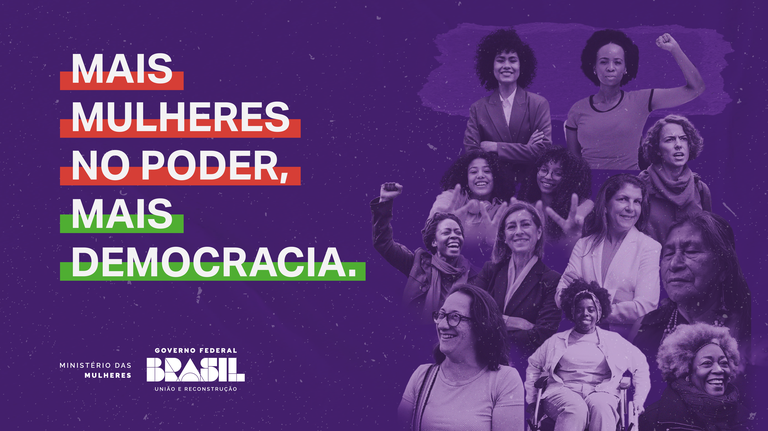 Infográfico mostra sub-representação feminina no Congresso: 51% população, 18% Câmara, 19% Senado