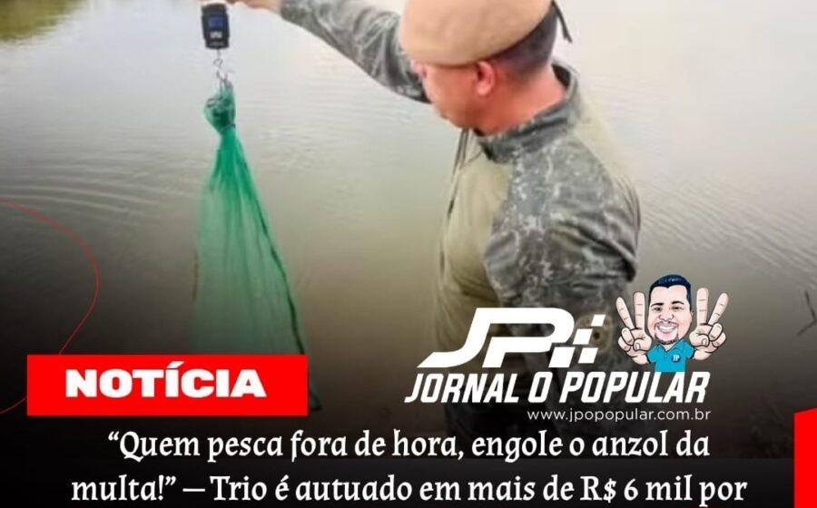 Polícia Militar Ambiental apreende redes e pescado em fiscalização contra pesca predatória em Sandovalina SP