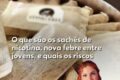 Sachês de nicotina coloridos com embalagem moderna sugerindo bem-estar e performance cognitiva