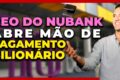 Logos do Nubank e Monzo lado a lado com setas indicando aquisição bilionária