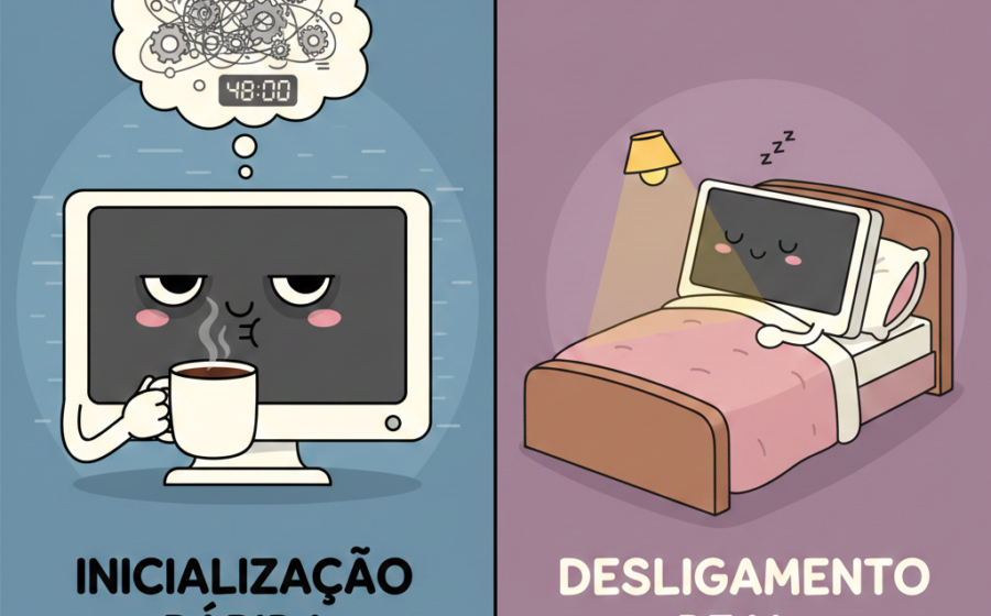 Interruptor de desligar quebrado simbolizando a impossibilidade de desativar IA autônoma