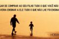 Pai e filho olham para tela com ícones de IA e profissões do futuro