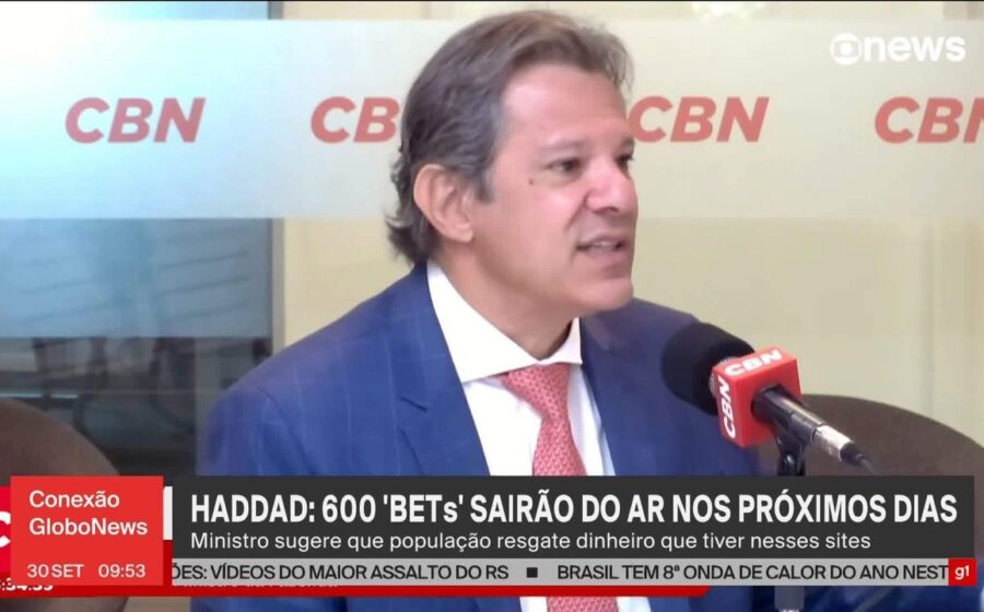 Ilustração mostra celular com apps de apostas bloqueados e símbolo de proibição, representando fim das bets e perda de R$ 62 bi