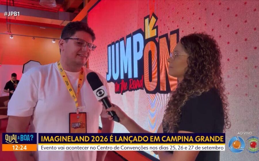 Público lotando arena do Imagineland On The Road 2026 em Campina Grande, Paraíba
