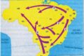 Mapa do Brasil destaca Nordeste e Minas Gerais com rotas de candidatos à Presidência