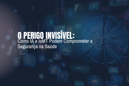 Pessoa olhando para smartphone com ícones de IA flutuando, representando influência algorítmica nas decisões diárias