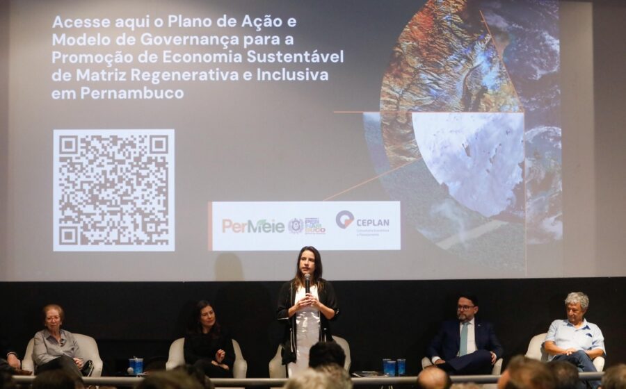 Raquel Lyra apresenta plano de turismo em evento com empresários no Recife