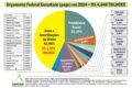 Infográfico da reforma orçamentária brasileira com gráficos de planejamento fiscal de longo prazo