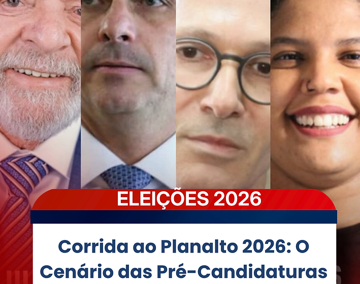 Mapa do Brasil com rotas de 12 pré-candidatos à Presidência em 8 estados no dia 29