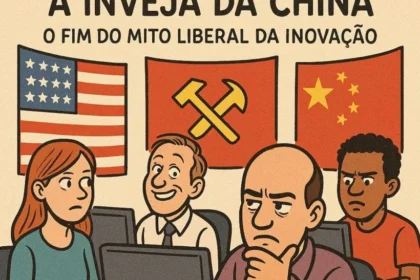 Turistas descendo de tobogã na Muralha da China, simbolizando inovação em experiência do usuário