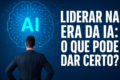 Renata Gomide, VP de Marketing do Boticário, em pose de liderança com elementos de IA