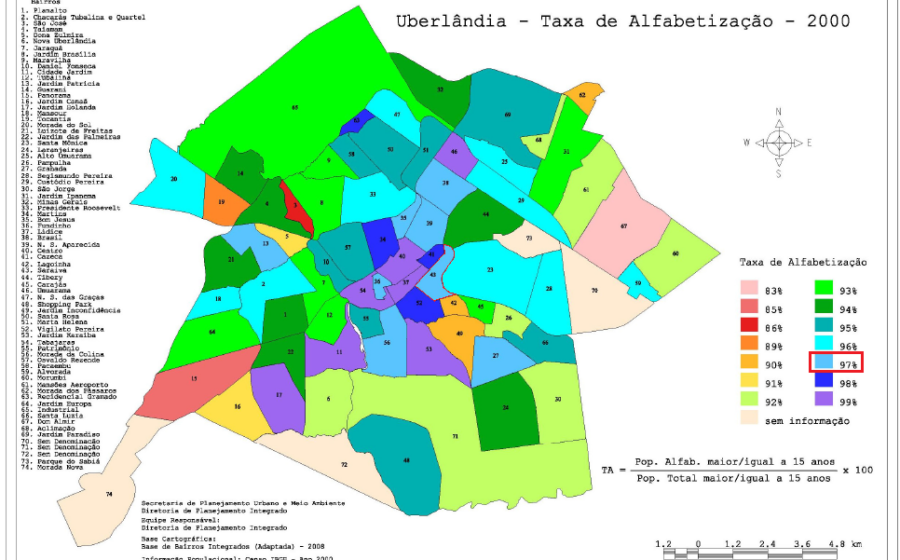 Vista aérea de Uberlândia MG com rodovias e área urbana destacando crescimento populacional