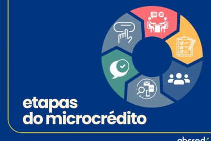 Microempreendedora sorrindo ao receber crédito produtivo orientado para expandir pequeno negócio
