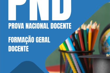 Professores em sala de aula com logotipo da Prova Nacional Docente e número 10 mil em destaque