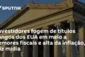 Gráfico comparativo mostra rentabilidade negativa de Treasuries de 10 anos versus CDI e títulos brasileiros