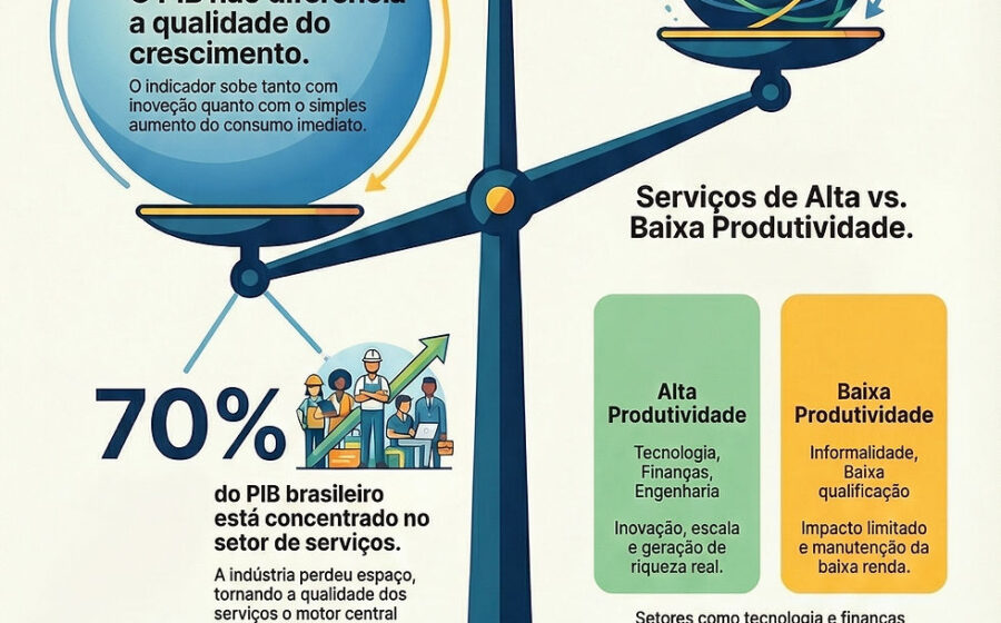 Gráfico mostra paradoxo brasileiro: índice de miséria em queda mas satisfação com vida estagnada desde 2014