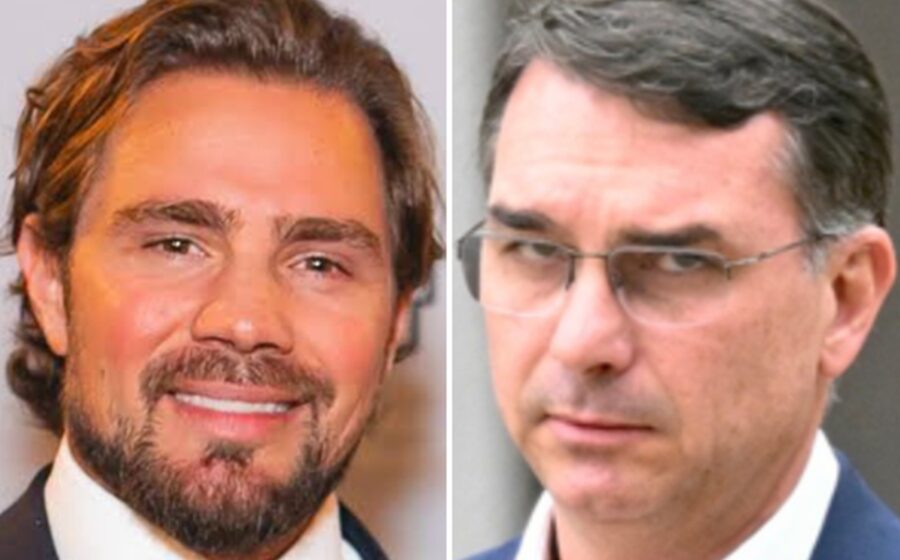Flávio Bolsonaro em jatinho ligado a investigados da PF e financiamento de filme