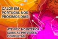 Céu de Osasco com sol entre nuvens e termômetro marcando 31 graus Celsius