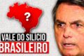 Gráfico de probabilidade P(doom) com silhueta de chip neural e símbolo de risco existencial