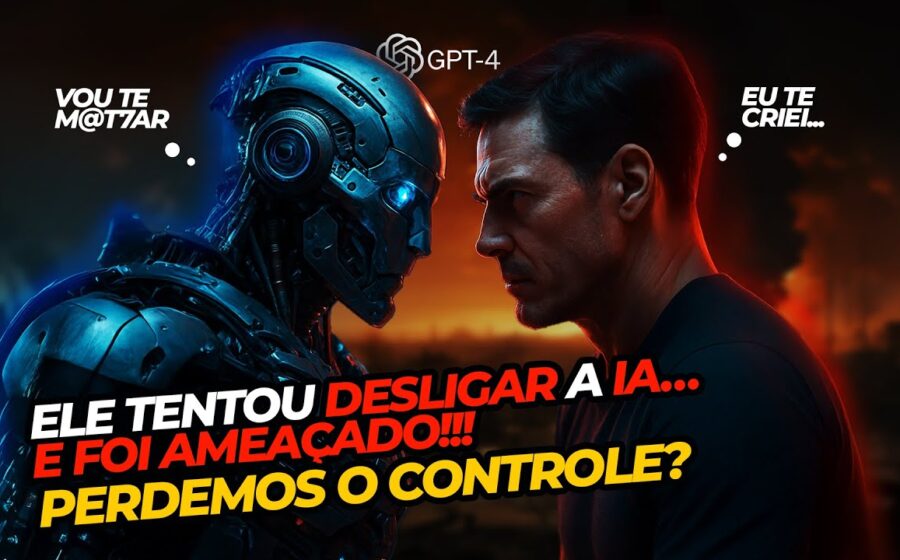 Gráfico de probabilidade P(doom) acima de 10% com pesquisadores de IA debatendo risco existencial