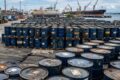 Gráfico mostra barril de petróleo Brent acima de US$ 107 após tensão no Estreito de Ormuz