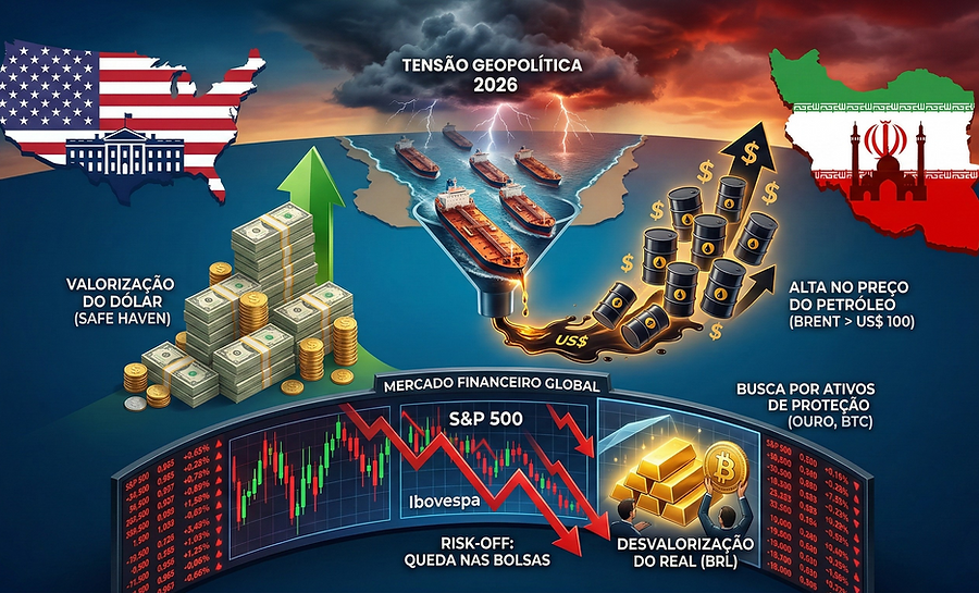 Gráfico mostra correlação entre petróleo e títulos do Tesouro EUA caindo para 65% menor nível desde 1990