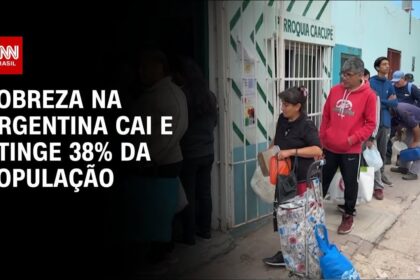 Gráfico mostra alta da pobreza na Argentina para 32,3% em 2026, desafiando governo Milei