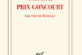 Capa do Prêmio Goncourt: livro com código binário simbolizando autoria por IA