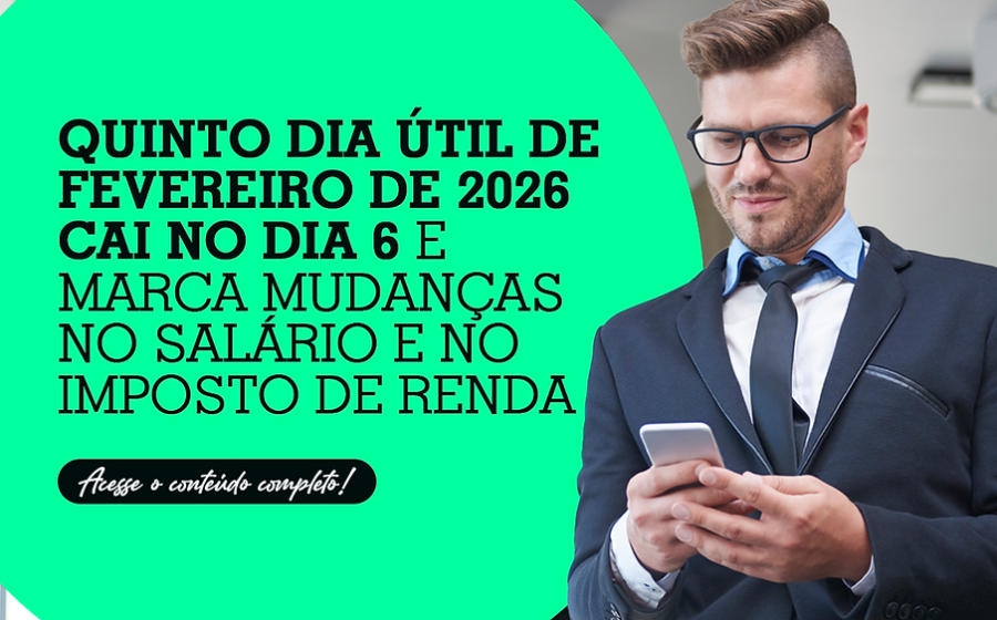 Calendário de outubro destacando terça-feira 6 como quinto dia útil prazo pagamento salários CLT