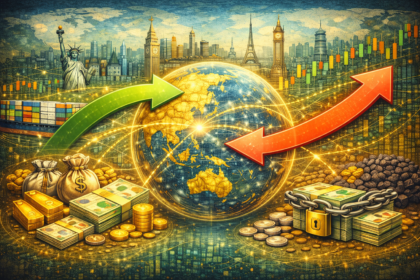 Gráfico mostra fluxo recorde de US$ 942 bi para ações dos EUA e saída de capital de títulos americanos