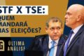 Ministro Flávio Dino do STF decidindo sobre censura do TSE a post de Antonio Tabet