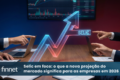 Gráfico mostra taxa Selic em queda para 13,50% com projeções do Boletim Focus 2026