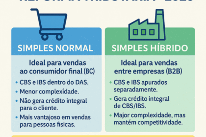 Calendário destaca 30 de setembro com alerta para escolha tributária do Simples Nacional entre modelo puro e híbrido de IBS e CBS