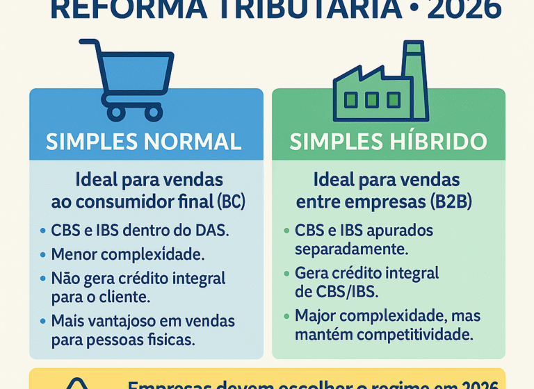 Calendário destaca 30 de setembro com alerta para escolha tributária do Simples Nacional entre modelo puro e híbrido de IBS e CBS