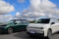 Leapmotor hatch e SUV elétricos compactos lado a lado, lançamentos 2027 Brasil Stellantis