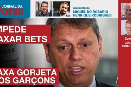 Tarcísio de Freitas discursa sobre regulamentação de bets e oportunismo eleitoral