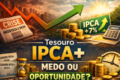 Gráfico mostra queda nas taxas do Tesouro Direto com IPCA-15 acima do esperado