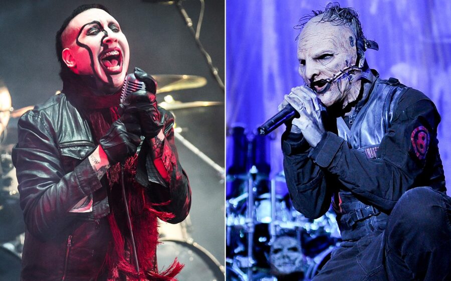 The Town 2027 festival Skyline stage com logos Slipknot e Marilyn Manson cabeças cartaz 4 setembro