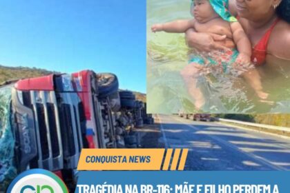 Local do acidente fatal na RJ-116 km 118 em Monnerat onde mãe e recém-nascido morreram