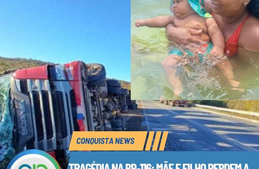 Local do acidente fatal na RJ-116 km 118 em Monnerat onde mãe e recém-nascido morreram