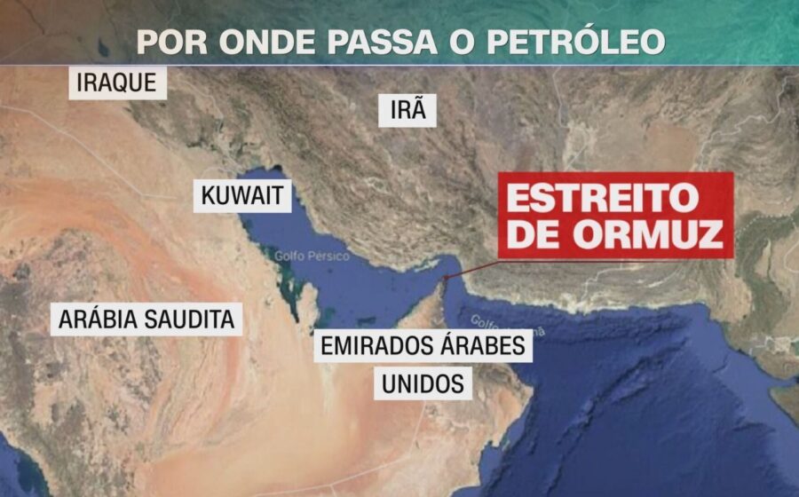 Donald Trump em coletiva rejeitando proposta iraniana para reabrir Estreito de Ormuz